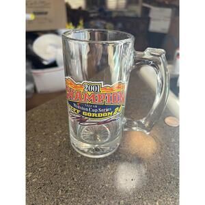 2001 NASCAR Champion Jeff Gordon Glass Mug